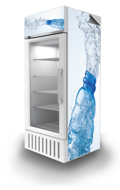 Printage magnetic film, ideal for removable signage on metallic materials.