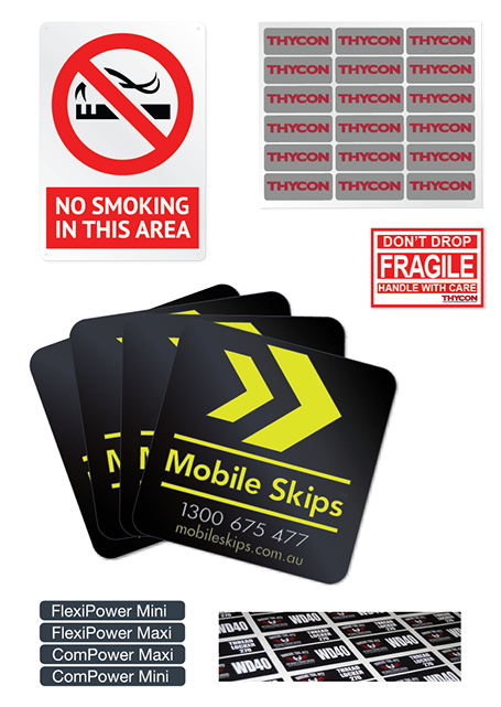 Kolossal Sticky Stickers - Self Adhesive Vinyl stickers, full color digital